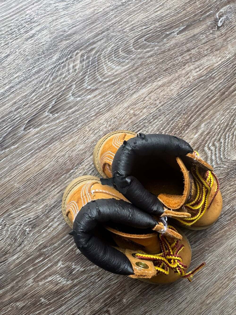 Timberland Toddler Waterproof Boots Wheat Size 6M - Picture 5 of 7